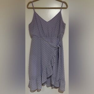 Women’s Mon Ami Elegant Lavender Polka Dot Dress